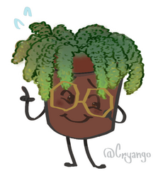 Me as a potted plant